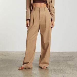 SOLD Everlane Women's Khaki Wide-Leg Trousers